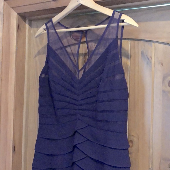 Jessica Eggplant Purple Semi-Formal Dress Size 10 - Picture 3 of 11